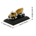 thumbnail image 5 of EROCK Scale 1/160 Mini DieCast Model Alloy Concrete Mixer Truck / Miniature Excavator, 5 of 14