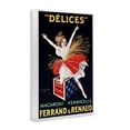 thumbnail image 2 of Stupell Industries Art Deco Vintage Dancer Food Advertisement White Framed Giclee Art, 12 x 18, by Leonetto Cappiello, 2 of 8