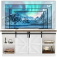thumbnail image 5 of Farmhouse TV Stand for Televisions up to , Sliding Barn Doors and Storage Cabinets, Console Table and Media Furniture for Living Room, 5 of 9