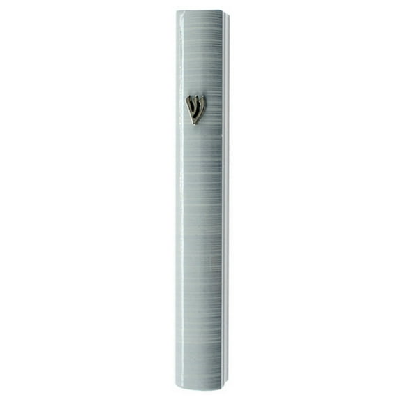 My Daily Styles Aluminum Stripes Classic Mezuzah Case, 5.5"