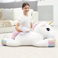 thumbnail image 4 of Almohada de peluche FFXiong con forma de unicornio gigante, 110 cm, con alas, 4 of 9