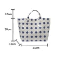 thumbnail image 2 of Women Polka Dot Transparent Tote Handbag, Waterproof Lightweight Large Capacity Shopping Bag, Sturdy Handle Casual Shoulder Bag for Beach Travel Daily Errands, 2 of 7