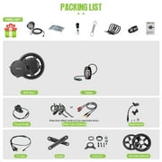 BAFANG Mid Drive Kit 750W BBS02B Electric Bike Conversion Kit 48V Ebike Conversion Kit for 68-73MM Mountain Bike Road Bike EKD01 Display (No Battery)