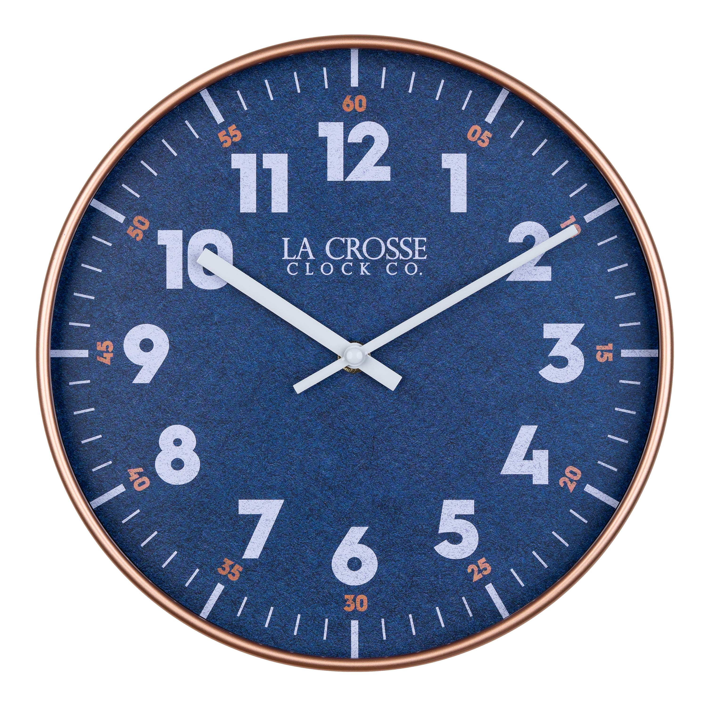 Timex Set and Forget Wall Clock 46004T - Analog Quartz, 14-Inch