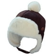 thumbnail image 2 of Zhaomeidaxi Little Boys Winter Hat with Large Flaps Kids Nylon Russian/Aviator Winter Earflap Cap, 2 of 8