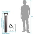 thumbnail image 4 of Outdoor LED Bollard Path Light 42" 24W/19W/14W Tunable 3CCT 120-277V Landscape Walkway Lighting, 4 of 5