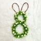 thumbnail image 4 of Corona de Pascua con orejas decorativas para colgar en la puerta., 4 of 6