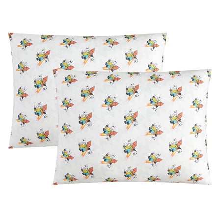 Minions Printed Microfiber Bed Pillows Set of 2 Standard Size 20 in x 26 in Soft and Machine Washable Character Design