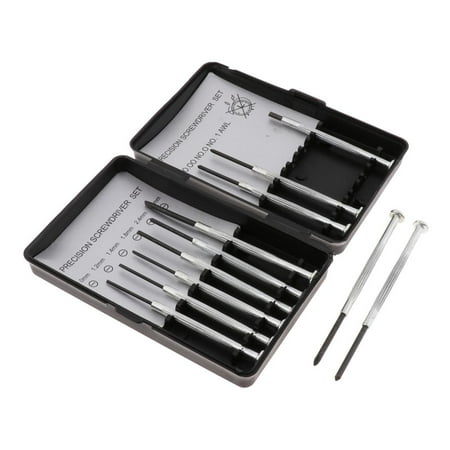 

11Pcs Small Precision Screwdriver Set Tool Kit Clock Eyeglasses PC Laptop TV Hobby General