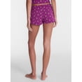 thumbnail image 3 of No Boundaries Cloud Core Low Rise Sleep Shorts, Women's XXS-3X, 3 of 5