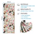 thumbnail image 2 of Chihuahua and Flower Florals Hot Yoga Mat Towel Non Slip for Hot Yoga - Quick-Drying Yoga Mat Cover with 4 Corner Pockets with Travel Bag - Hot Yoga Towel Non Slip Grip Moisture Wicking Sweat 70"x26", 2 of 6