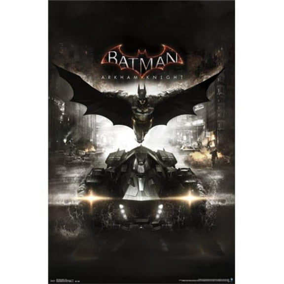 Posterazzi TIARP13489 Batman Arkham Knight - Game Cover Poster Print - 22 x 34 in.