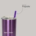 thumbnail image 4 of Termo Vaso Para Bebidas ilios innova 20oz Acero Inox Doble Pared Morado, 4 of 9