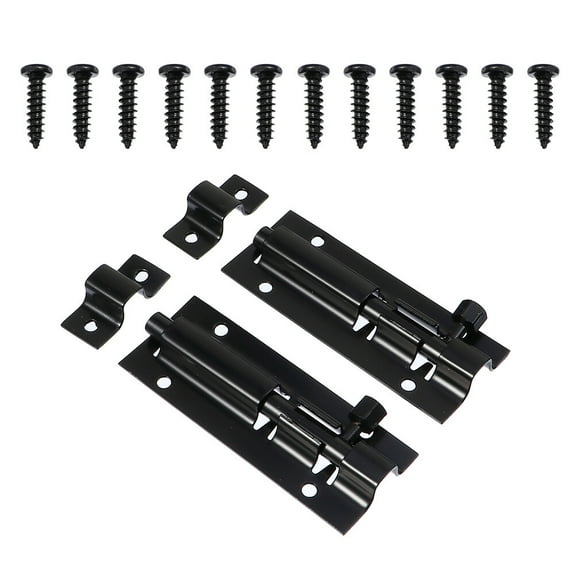 2 Sets Door Lock Chain with Deadbolt, Fade-Resistant Security Locks for Bedroom and Home Doors, and Easy to Install