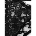 thumbnail image 2 of Victoria's Secret Shimmer Heart Embroidery Adjustable String Bikini Panty Black Size Large NWT, 2 of 2