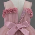 thumbnail image 6 of Miluxas Toddler Baby Flower Girl Dress Sleeveless Lace Tulle Princess Dress Pageant formal Birthday Party Dress Pink 5 Years, 6 of 8