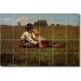 thumbnail image 1 of Ceramic Tile Mural-Winslow Homer Children Painting 58. 36" w x 24" h using (24) 6 x 6 ceramic tiles, 1 of 3