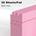thumbnail image 3 of Bloc de notas AILZFEI 6 piezas rosa 13 x 20 cm rayado universitario, 3 of 7