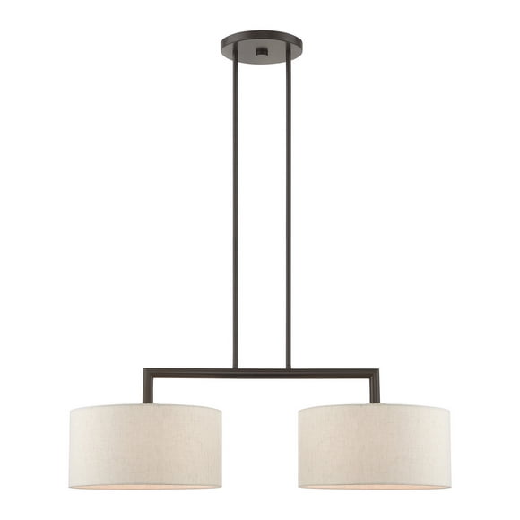 Two Light Linear Chandelier