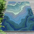 thumbnail image 4 of Liora Manne Ravella Mykonos Indoor Outdoor Area Rug Water Resistant 5x8, 4 of 5