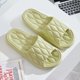 thumbnail image 1 of Xiao Hua Pantuflas de baño antideslizantes de secado rápido para mujer y hombre, con suela gruesa y amortiguación extra (talla 36-37, color verde), 1 of 3