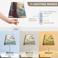 thumbnail image 4 of YAZAOO Table Lamp Creative Summer Serenity Pattern Simple Pattern Night Light, 4 of 8