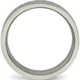 thumbnail image 2 of Titanium Polished And Textured 6mm Band (Size 11) Made In China tb457-11, 2 of 5