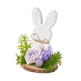 thumbnail image 2 of Figura de animal, estatua de conejo de Pascua, obra de arte coleccionable, adorno decorativo para Estilo E, 2 of 9