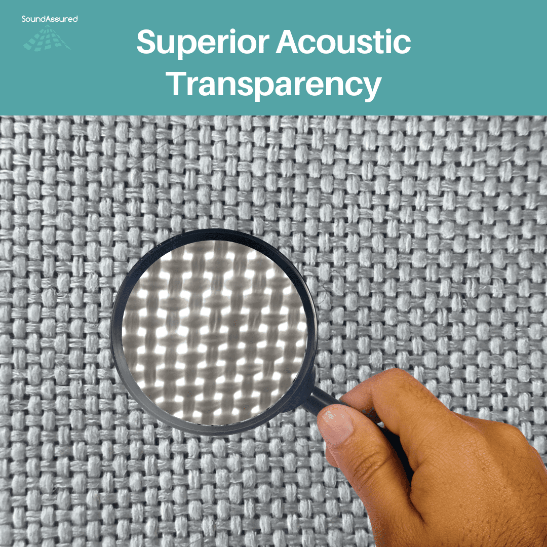 SoundAssured Acoustical Fabric - Acoustically Transparent Fabric for Making Acoustic Panels - DIY Sound Panel Acoustic Fabric (Amethyst)
