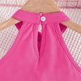 thumbnail image 5 of AherBiu Baby Toddler Girls Clothes 2 Piece Formal Outfits Summer Tank Tops with Shorts Dressy Set, 5 of 7