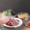 thumbnail image 2 of Disposable Food Cover Plastic Wrap Elastic Food Lids For Fruit Bowls Cups Caps Storage Kitchen Fre, 2 of 4