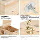 thumbnail image 3 of Wooden Bird Nest Box House Incubator Cage Pet Supplies, 3 of 3