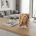 thumbnail image 4 of Concepts 4x6 Picture Frames Pink Scallop Resin Photo Frames with Tempered Glass – Tabletop or Wall Display, Home Décor Family Picture Frames, 4 of 6