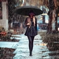 thumbnail image 3 of WWS-Miserwe Umbrella 12 Ribs Windproof with Auto Open Close Button Teflon Coating Golf Umbrella Lengthened Handle Travel Umbrella with Free Upscale Leather Umbrella Cover, 3 of 4
