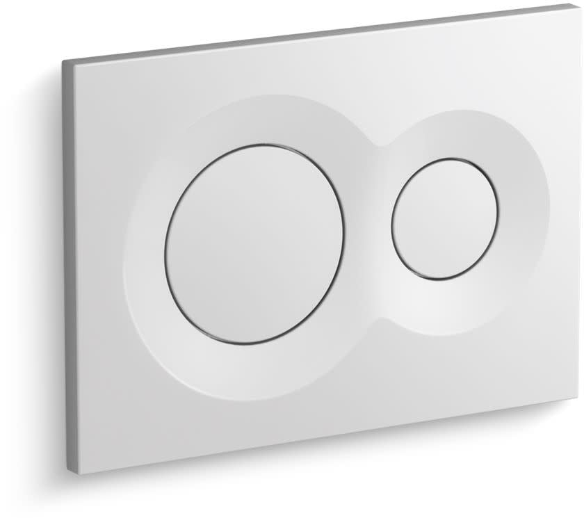 Kohler K75890 Lynk Dual Flush Actuator Plate White