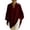 Wine Red, variant on Gsakboxl Sweatshirt Women Solid Color Oversized Loose Poncho Style Knit Sweater Soft Flowy Casual Pullover Top For Autumn Winter Daily Sun Protection
