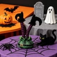 thumbnail image 5 of Tepsmf Halloween Witch Legs Tabletop Decor Inverted Legs Centerpiece Spooky Witch Feet Prop for Party Scene Decoration and Home Display, 5 of 6