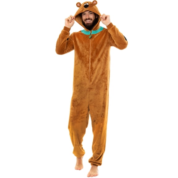 Scooby Doo Mens All In One Fleece Sizes S-XXL
