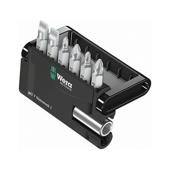 Check Bit Set Wera 05056295001 Mini-Check Insert Bit Set, 7 Piece - Walmart.com