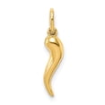 thumbnail image 3 of 14k Yellow Gold Polished Finish 3-D Italian Horn Pendant, 3 of 3