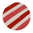 thumbnail image 2 of Nawypu  Christmas Edged Table Cover Red and White Striped Tablecloth Xmas Table Cover Round for Dining Kitchen and Party, 2 of 7