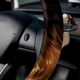 thumbnail image 5 of Sea Lion Car Wheel Cover, 14.5 Inch Printing PVC Leather Auto Accessories Steering Wheel Cover, 5 of 6