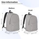thumbnail image 2 of Disketp Gary Mochila de Lona Estampada, Mochila Escolar de Viaje Ligera para Estudiantes y Portátil-Medium, 2 of 5