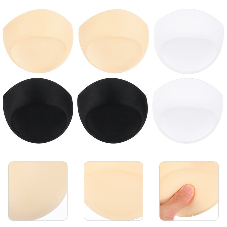 NUOLUX Inserts Pads Push Up Cups Breast Sports Padding Chest Suit Bathing  Bikini Cupid Cup Swimsuit Breathable Round Boob 