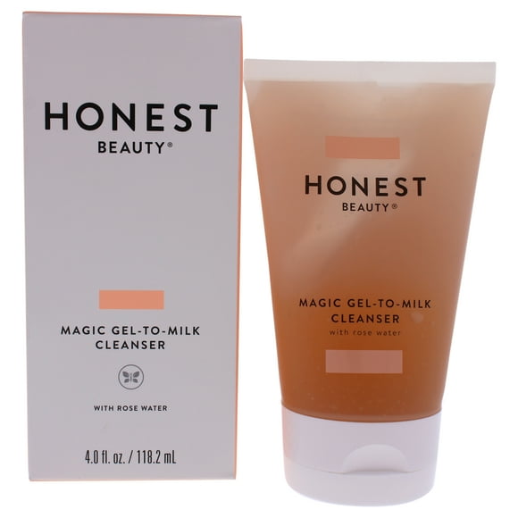 Limpiador mágico de gel a leche de Honest para mujeres, 4 onzas