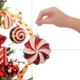 thumbnail image 6 of Valery Madelyn 108ct Sweet Candy Christmas Ornaments Set, Red White Shatterproof Ornaments for Holiday Party Decor, 6 of 9