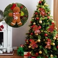 thumbnail image 2 of 3 Pcs Christmas Ornaments Plush Gingerbread Man for Home Decoration Holiday Party Supplies Backpack Strap Toys, 2 of 9