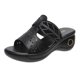 thumbnail image 1 of Amzcrzy Zapatos de mujer,Zapatos de mujer,Zapatillas de mujer, Pantuflas informales cómodas de verano para mujer, con plataforma de color liso y agujeros Sandalias Mujer Zapatillas De Casa, 1 of 5