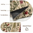 thumbnail image 6 of 2x3 Ft Entryway Area Rug, Rustic Botanical Kitchen Rug Runner Washable Floor Mat, Vintage Floral Wildflower Non Slip Indoor Door Mat Throw Carpet for Bathroom Living Room Bedroom, 6 of 8