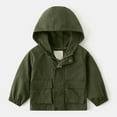 thumbnail image 2 of Baby Jackets Hooded Size 90 12-18 Months Toddler Boy Girl Outdoor Jacket Hooded Windbreaker Jacket Warm Windproof Mountaineering Camping Children Top,Green, 2 of 6